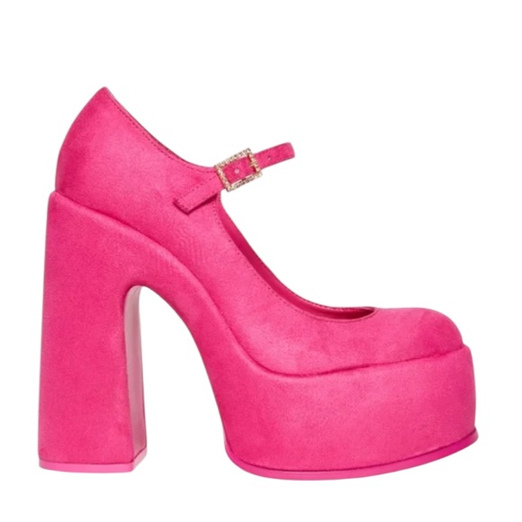Steve Madden Elyssa Pink Size 9 Platform heel Shoes - Picture 1 of 10